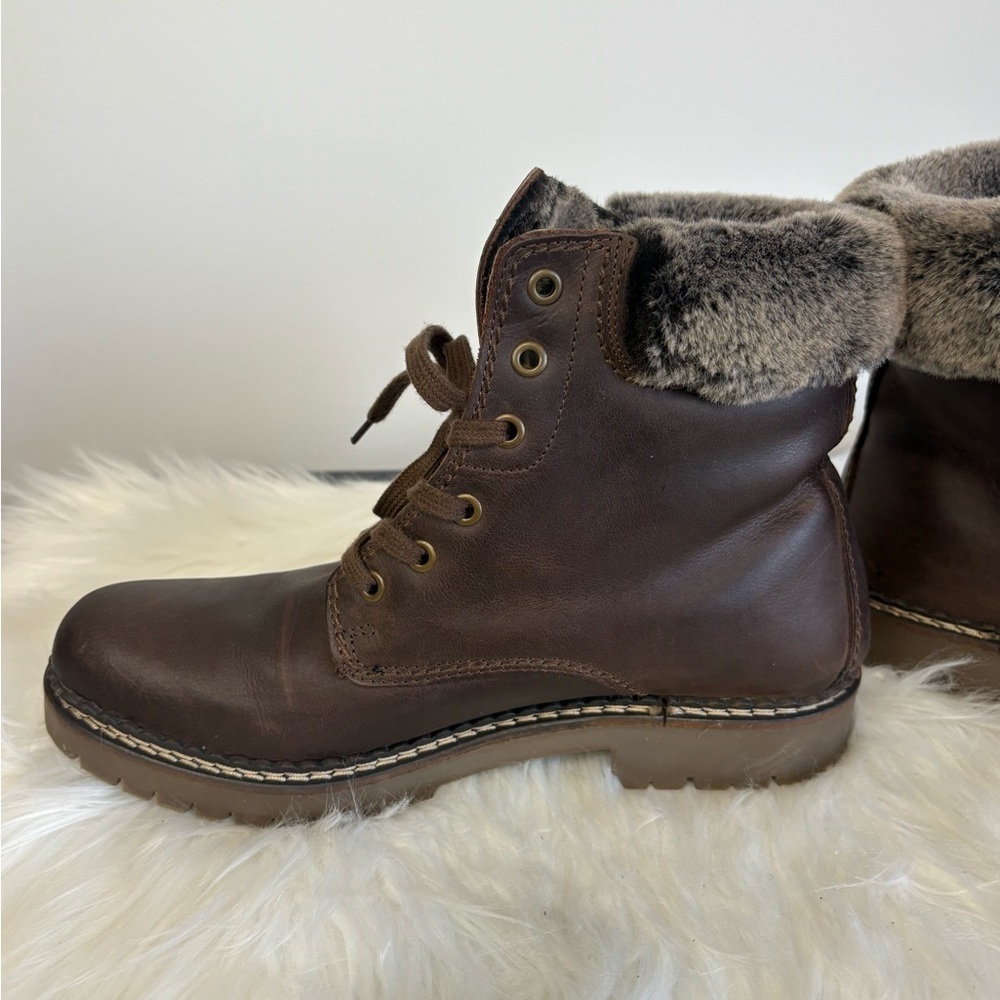 (107)Pajar Dark Brown Faux Fur-Lined Footwear.SZ:EU42 - Picture 11 of 14